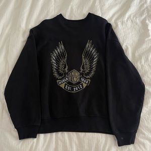 ANINE BING THE KENNY SWEATSHIRT - GOLDEN WINGS